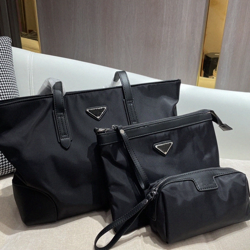 Designer 3 Piece Set Nylon Totes Shopping Tote Bags Handbags Fashion Womens Woman Handbag Luxury Prad Black Bag C0UJ#
Designer 3 Piece Set Nylon Totes Shopping Tote Bags Handbags Fashion Womens Woman Handbag Luxury Prad Black Bag C0UJ#