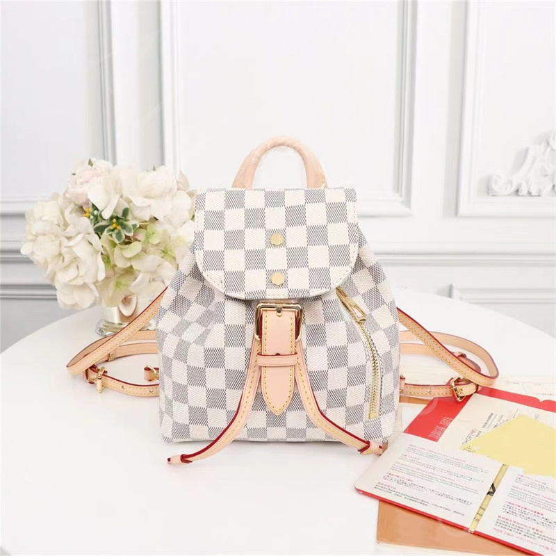 2022 Fashion Backpack Style Bags Girl Leather Waterproof bag nice quality lattice Luxury Preppy for girl, White lattice
2022 Fashion Backpack Style Bags Girl Leather Waterproof bag nice quality lattice Luxury Preppy for girl, White lattice