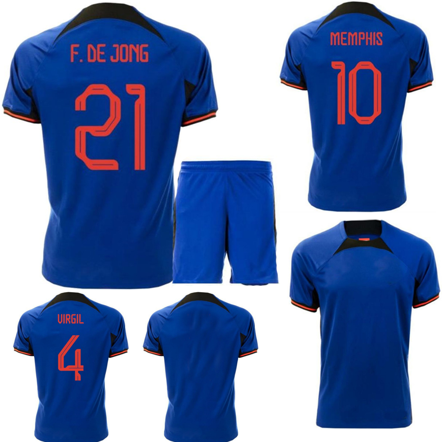 MEMPHIS 22 23 soccer jersey football shirts DE JONG WIJNALDUM VAN DIJK hOllaN d World Cup men kids kit DE LIGT KLAASSEN DUMFRIES uniform player version maillot futebol, 2022 23 blue away jersey kit (holla..
MEMPHIS 22 23 soccer jersey football shirts DE JONG WIJNALDUM VAN DIJK hOllaN d World Cup men kids kit DE LIGT KLAASSEN DUMFRIES uniform player version maillot futebol, 2022 23 blue away jersey kit (holla..