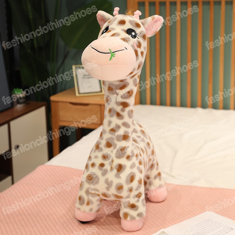 35-65cm Giant Real Life Giraffe Plush Toy Stuffed Animals Dolls Soft Kids Children Baby Birthday Gift Room Decor