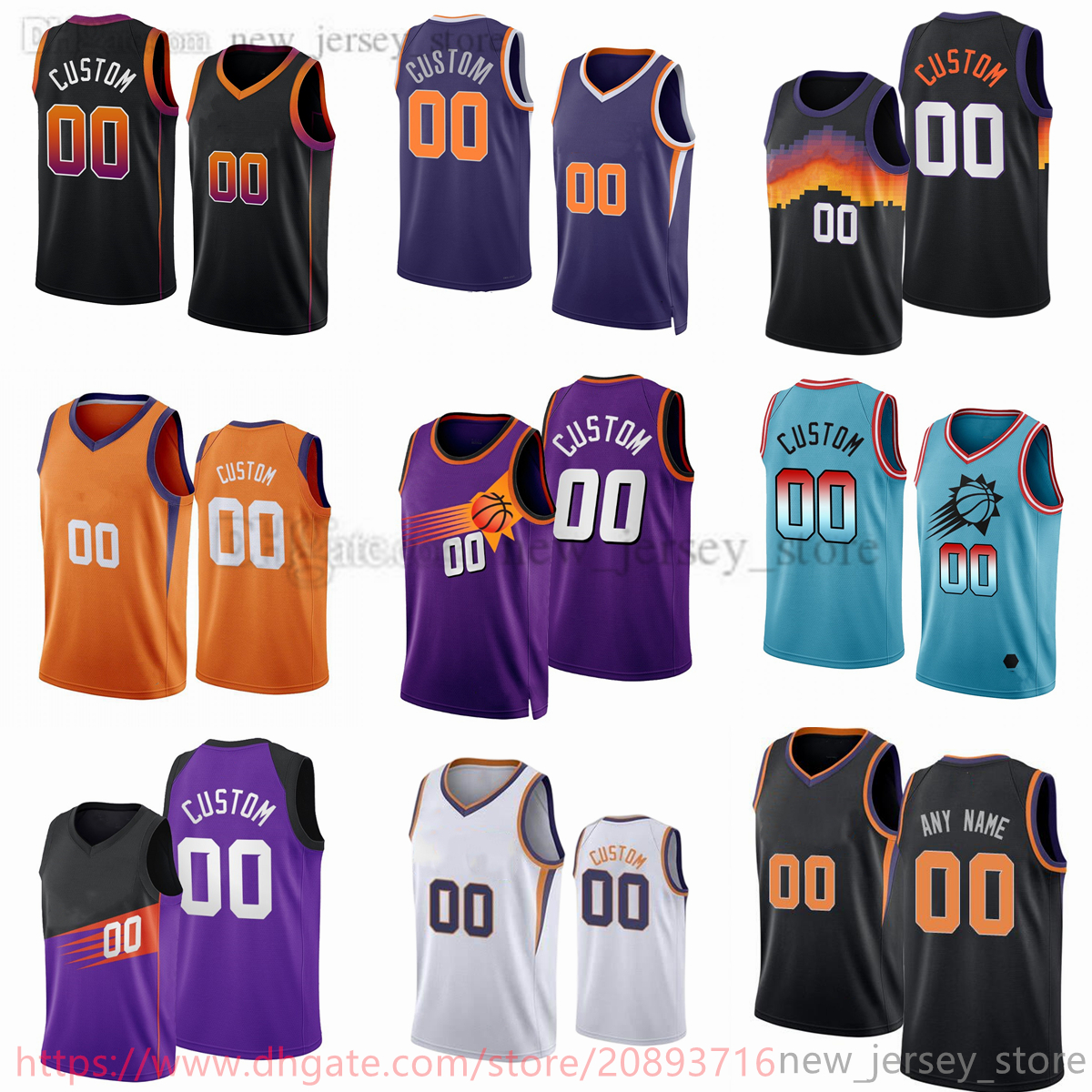 2022-23 Custom Printed New Season Basketball Jersey Chris 3 Paul 25 Mikal Bridges 23 Cameron Johnson 14 Landry Shamet 12 Ish Wainright 10 Damion Lee 18 Bismack Biyombo, Other jerseys. tell me on order
2022-23 Custom Printed New Season Basketball Jersey Chris 3 Paul 25 Mikal Bridges 23 Cameron Johnson 14 Landry Shamet 12 Ish Wainright 10 Damion Lee 18 Bismack Biyombo, Other jerseys. tell me on order