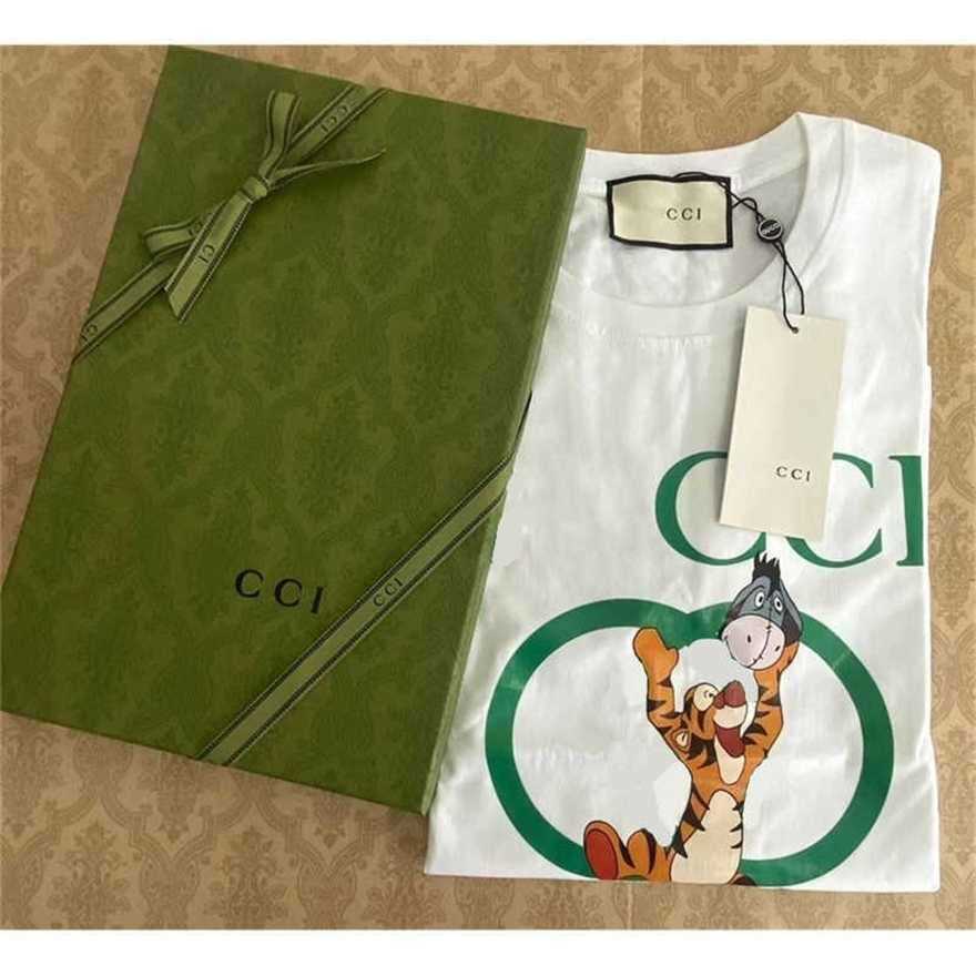 Fashion Women Cotton T-shirt Short Sleeve Printed Designer Tops Loose Round Neck Tee Without Box, #4
Fashion Women Cotton T-shirt Short Sleeve Printed Designer Tops Loose Round Neck Tee Without Box, #4