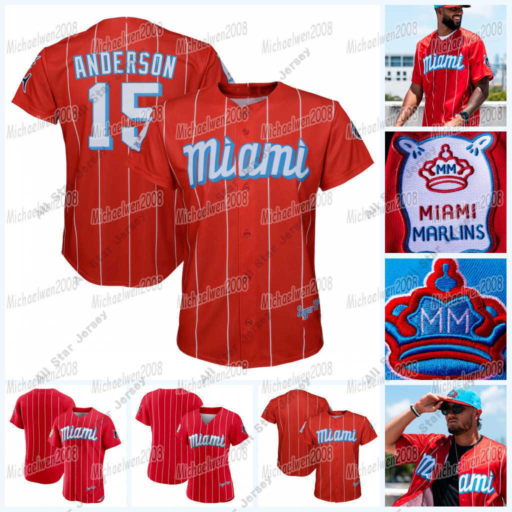 Jazz Chisholm Jr. 2021 City Connect Miami jersey Brian Anderson Miguel Rojas Yimi Garcia Zach Pop Magneuris Sierra Adam Duvall Lewis Brinson