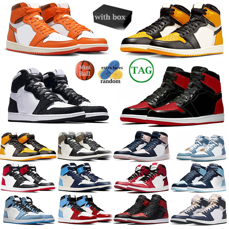 With box 1s 1 basketball shoes Starfish Bred Patent Atmosphere University Blue Dark Mocha Hyper Royal Shadow 2.0 Bordeaux Fearless mens trainers sneakers, Chichago black toe
With box 1s 1 basketball shoes Starfish Bred Patent Atmosphere University Blue Dark Mocha Hyper Royal Shadow 2.0 Bordeaux Fearless mens trainers sneakers, Chichago black toe