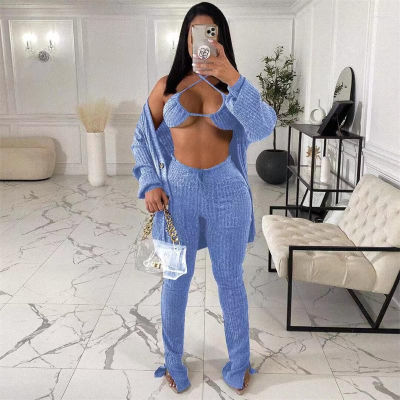 Women' Two Piece Pants Zoctuo Three 3 Sets For Women Halter Vest Bra Tops Outerwear With Set Sexy Fashion Winter Clothing Outfits Suits, Beige
Women' Two Piece Pants Zoctuo Three 3 Sets For Women Halter Vest Bra Tops Outerwear With Set Sexy Fashion Winter Clothing Outfits Suits, Beige