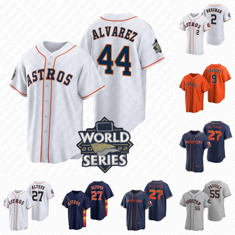Houston 2022 World Series Jersey Astros Yordan Alvarez Jose Altuve David Hensley Jose Urquidy Alex Bregman Hector Neris Seth Martinez Jeremy Pena Bryan Abreu, Mens s-xxxl blue 
Houston 2022 World Series Jersey Astros Yordan Alvarez Jose Altuve David Hensley Jose Urquidy Alex Bregman Hector Neris Seth Martinez Jeremy Pena Bryan Abreu, Mens s-xxxl blue