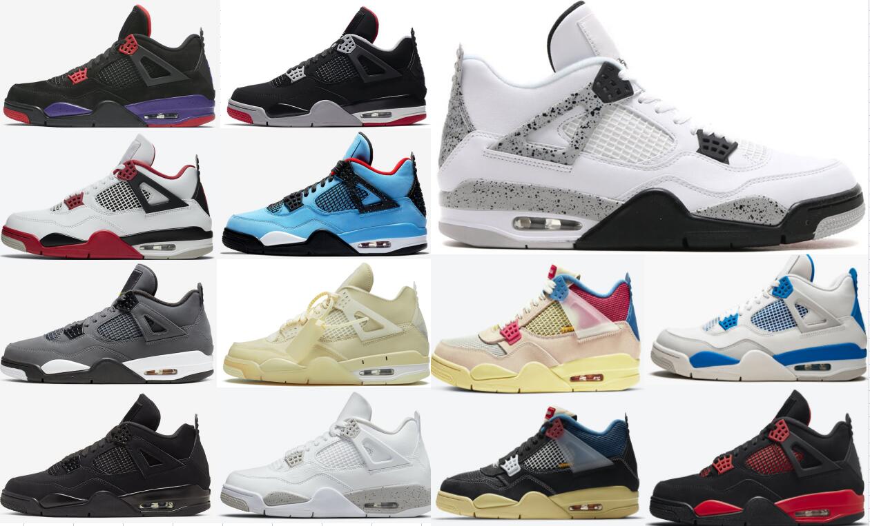 new Jumpman 4 Basketball Shoes mens womens Military White Oreo Cement Black Cat What The University Blue sneakers, With original box
new Jumpman 4 Basketball Shoes mens womens Military White Oreo Cement Black Cat What The University Blue sneakers, With original box