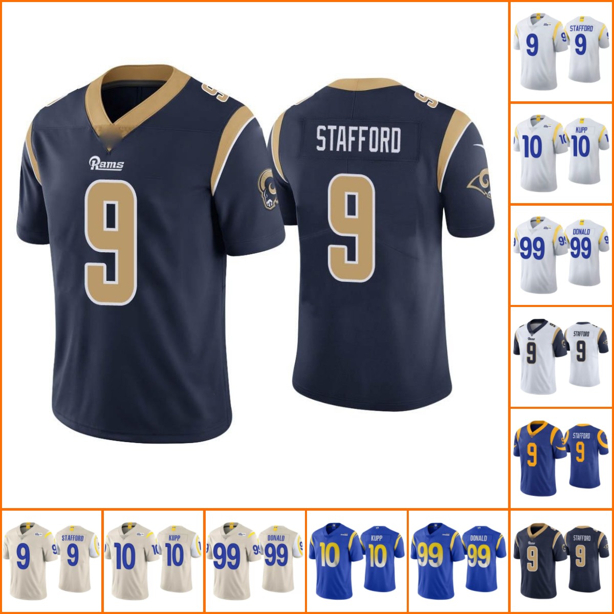 Jersey Wholesale Custom Los Angeles''Rams''Men Football Jerseys Cooper Kupp Aaron Donald Matthew Stafford Royal Women Youth Limited jersey, 17
Jersey Wholesale Custom Los Angeles''Rams''Men Football Jerseys Cooper Kupp Aaron Donald Matthew Stafford Royal Women Youth Limited jersey, 17