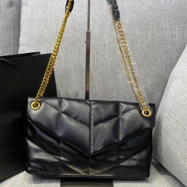 Designer Shoulder bag Women Handbags Bags tote bag LOULOU black calfskin classic diagonal stripes quilted chains medium cross body, Black+silvery logo
Designer Shoulder bag Women Handbags Bags tote bag LOULOU black calfskin classic diagonal stripes quilted chains medium cross body, Black+silvery logo