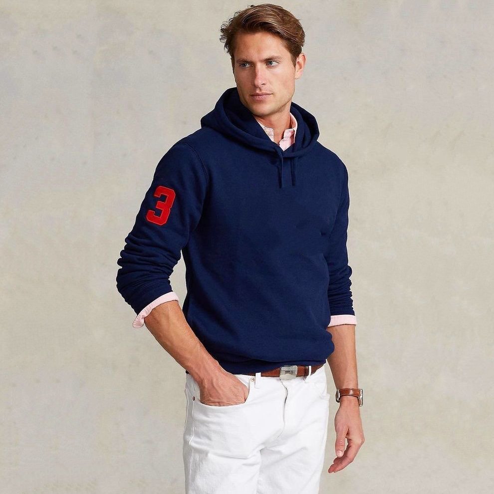 Burgundy Color Polo Shirt Plush Mens Sweater Hooded Casual Loose Fit Long Slve Autumn Winter Polo Ideal for Layering L251018INOM