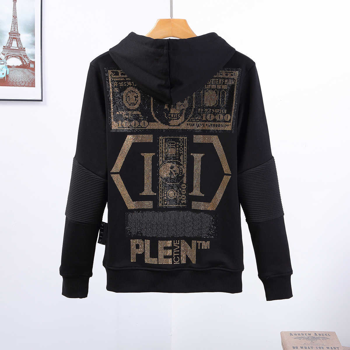 Men's Hoodies Sweatshirts Plein Bear Brand Warm Thick Sweatshirt Hip-hop Loose Characteristic Personality Skull Pullover Rhinestone Luxury Hoodie 81442, Black
Men's Hoodies Sweatshirts Plein Bear Brand Warm Thick Sweatshirt Hip-hop Loose Characteristic Personality Skull Pullover Rhinestone Luxury Hoodie 81442, Black