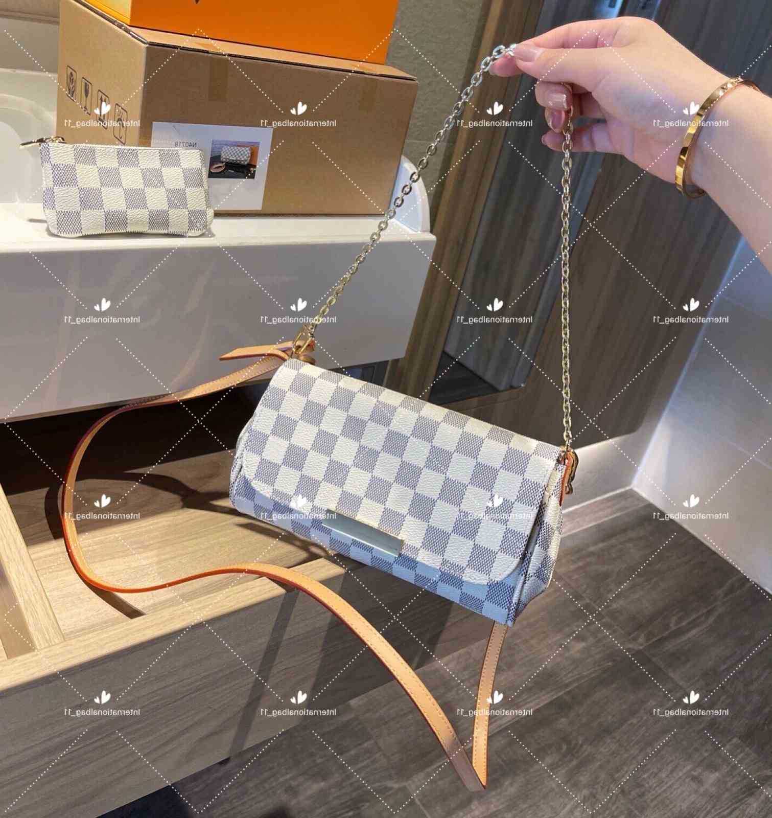 Backpacks M40718 Handbag Mahjong Wash Bag Women Crossbody Chain Shoulder Leather Damier Azur Ebene Canvas Cross Body Wallets, Shipping
Backpacks M40718 Handbag Mahjong Wash Bag Women Crossbody Chain Shoulder Leather Damier Azur Ebene Canvas Cross Body Wallets, Shipping