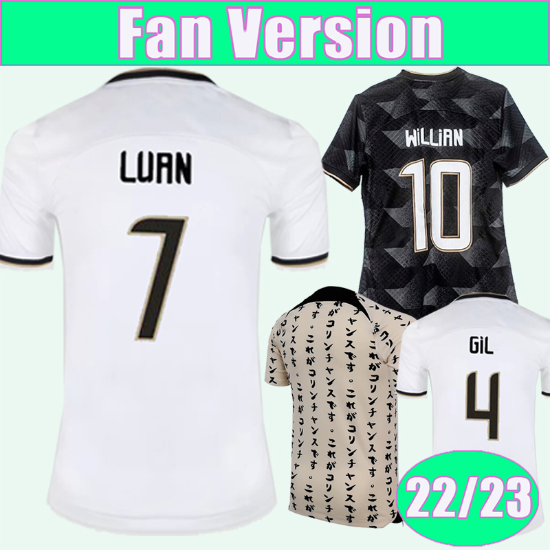 22 23 GABRIEL LUAN Mens Soccer Jerseys GIL FAGNER CANTILLO GUEDES JO R.AUGUSTO WILLIAN GIULIANO Home White Away Black 3rd Football Shirts Short Uniforms, Qm9861 22 23 home conmebo.1 cup patch
22 23 GABRIEL LUAN Mens Soccer Jerseys GIL FAGNER CANTILLO GUEDES JO R.AUGUSTO WILLIAN GIULIANO Home White Away Black 3rd Football Shirts Short Uniforms, Qm9861 22 23 home conmebo.1 cup patch