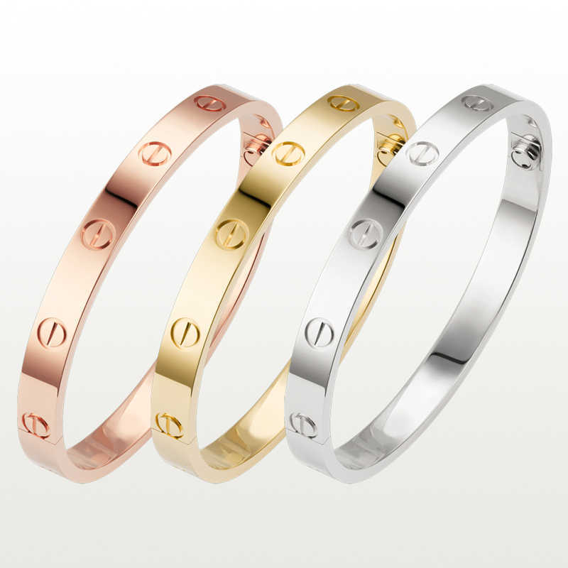 Love Screw Bracelet Designer Bracelets Luxury Jewelry Women Bangle Fashion Accessories Titanium Steel Alloy Gold-Plated Never Fade Not
Love Screw Bracelet Designer Bracelets Luxury Jewelry Women Bangle Fashion Accessories Titanium Steel Alloy Gold-Plated Never Fade Not