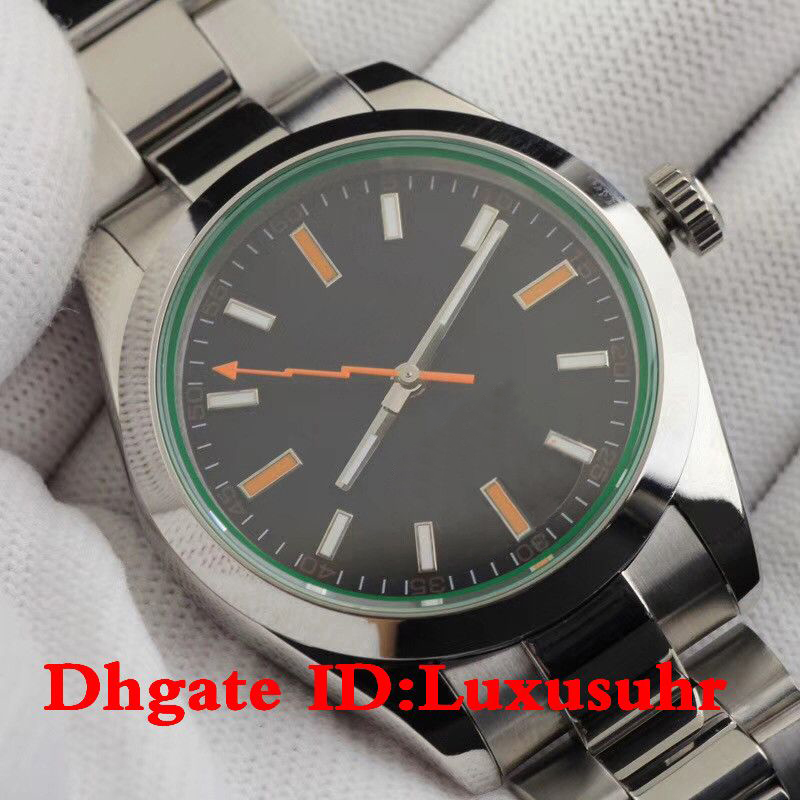 Top sale men watch 40mm stainless steel strap mens watches automatic mechanical movement sapphire glass 5ATM waterproof