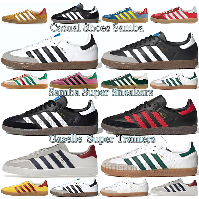 With Box Designer samba Running Shoes Casual Shoe Men Women Black Grey White Mens Skate Sneakers Sport Trainers Size 36-45
With Box Designer samba Running Shoes Casual Shoe Men Women Black Grey White Mens Skate Sneakers Sport Trainers Size 36-45