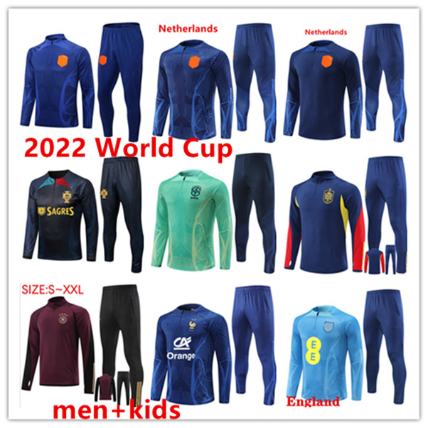 Argentina Brazil football tracksuit world 2022 Cup Various national teams 22 23 Men kids Half pull soccer Portugal tracksuit kits jogging chandal survetement
Argentina Brazil football tracksuit world 2022 Cup Various national teams 22 23 Men kids Half pull soccer Portugal tracksuit kits jogging chandal survetement