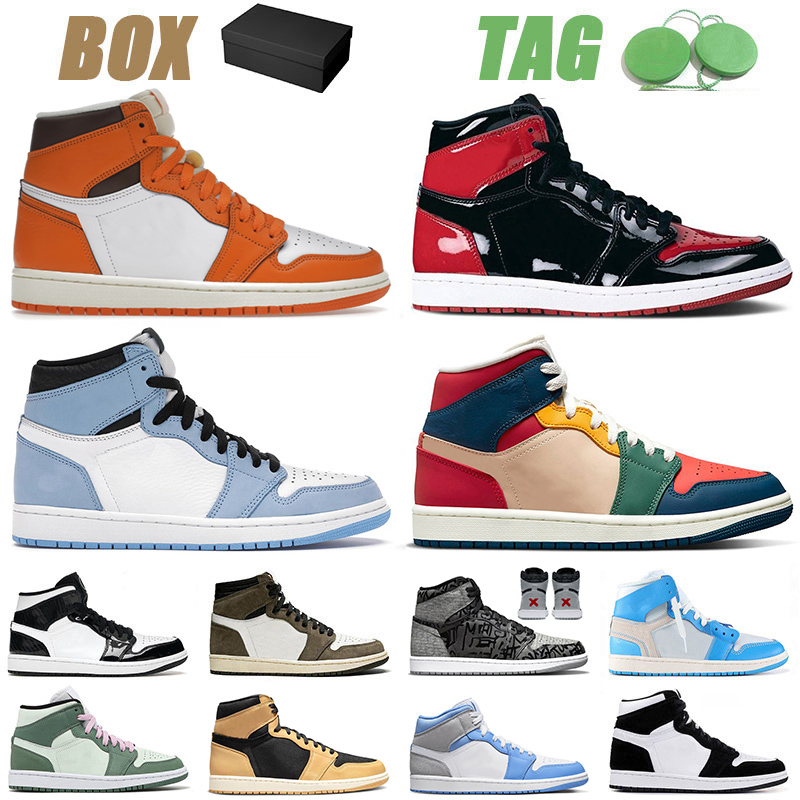 With Box Jumpman 1 Men Women Basketball Shoes Original 1s OG Dark Mocha Patent High Starfish Panda Trainers Rebellionaire Banned Mid Dutch Green Sneakers Big Size 13, 36-47 shadow 2
With Box Jumpman 1 Men Women Basketball Shoes Original 1s OG Dark Mocha Patent High Starfish Panda Trainers Rebellionaire Banned Mid Dutch Green Sneakers Big Size 13, 36-47 shadow 2