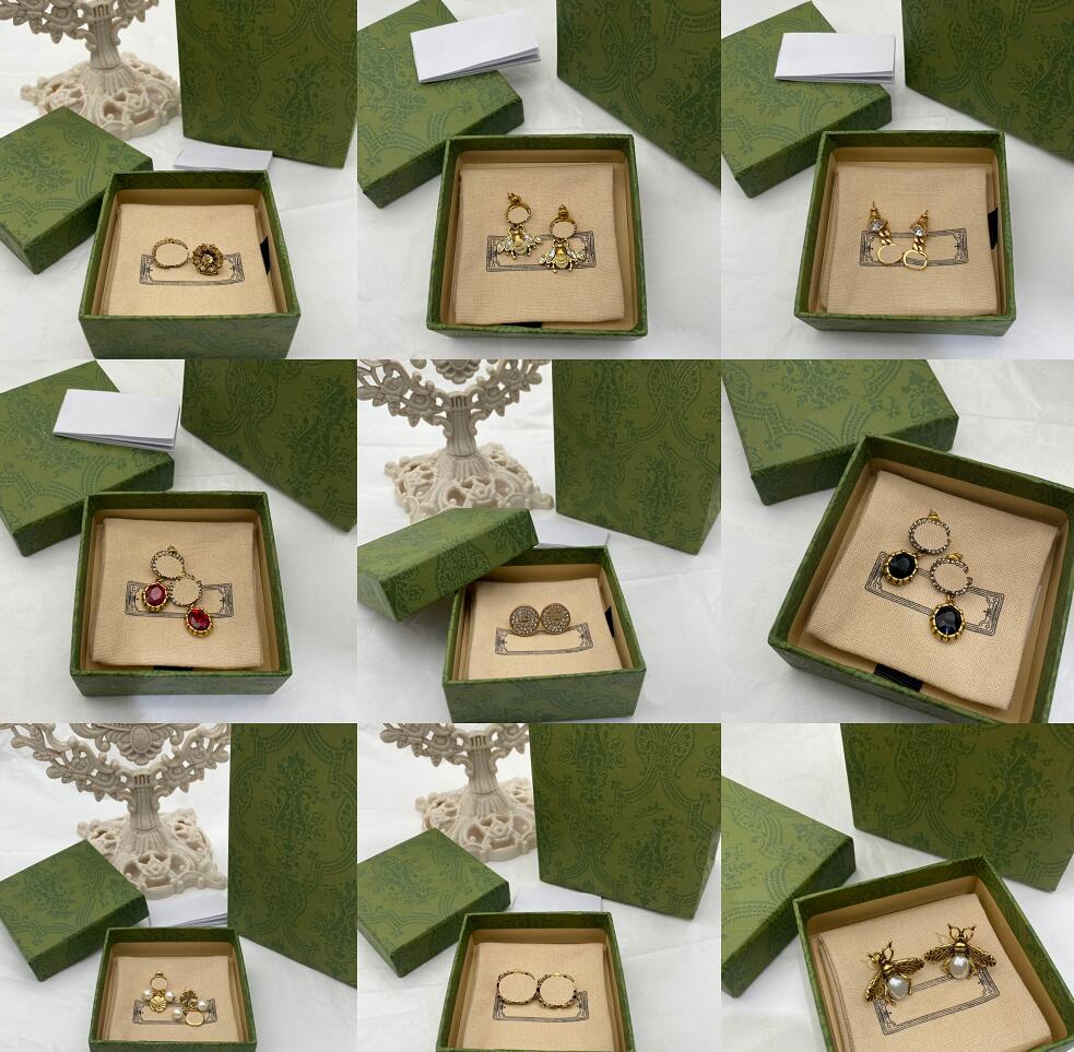 Fashion Double Letter Studs Designer Classic Womens Cuba Multi-Style Stud Retro Pendant Crystal Animal Jewelry Chirstmas Gifts Girls Crystal
Fashion Double Letter Studs Designer Classic Womens Cuba Multi-Style Stud Retro Pendant Crystal Animal Jewelry Chirstmas Gifts Girls Crystal