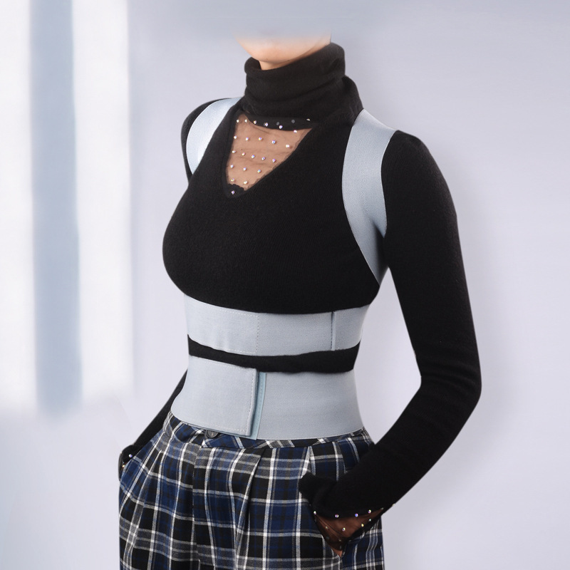 Body Braces Supports Invisible Chest Posture Corrector Scoliosis Back Brace Spine Belt Shoulder Support Poor Posture Correction Belt 221024