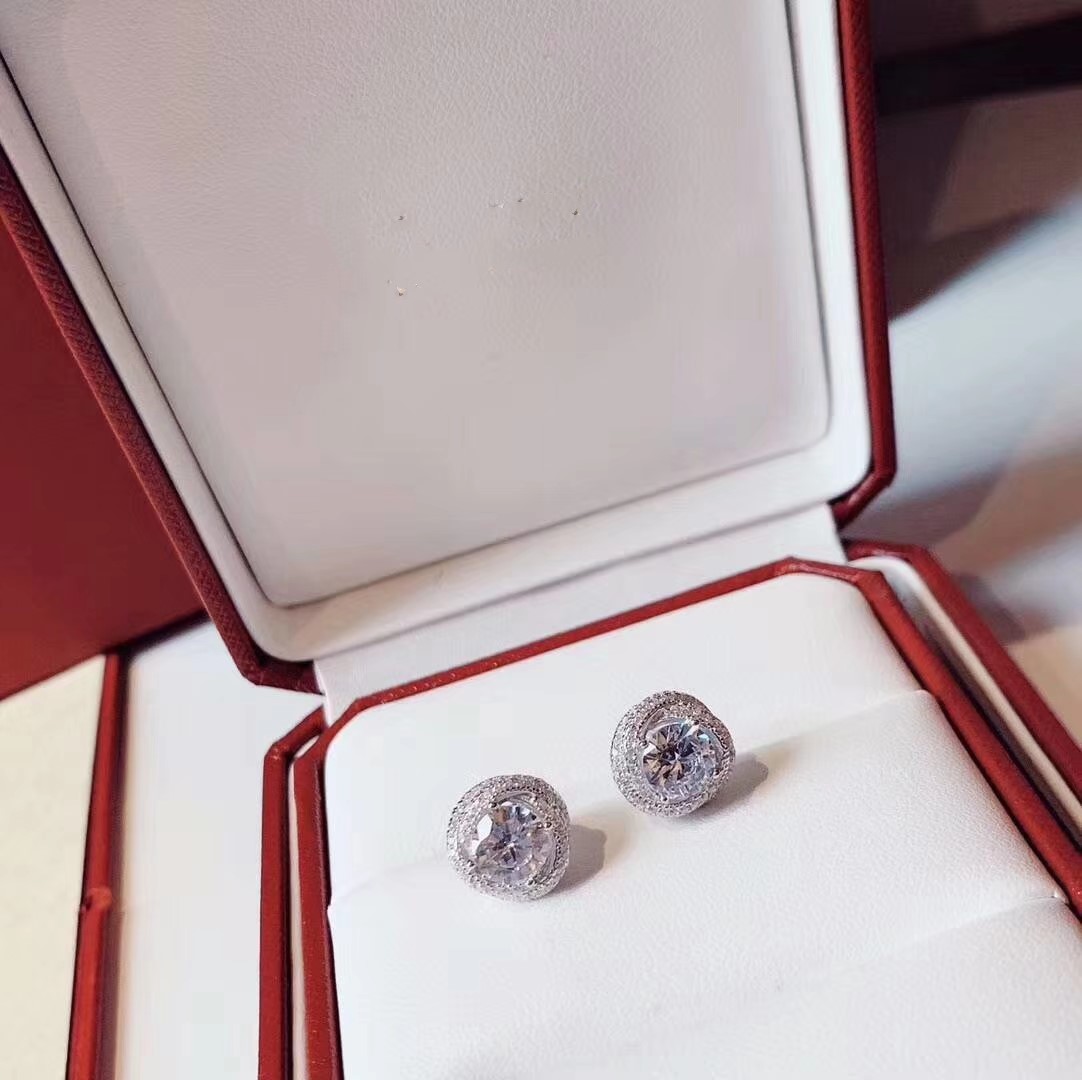 Luxury Brand Designer Charm Earrings Full Crystal S925 Sterling Silver Big Round Zircon Fashion Women Jewelry
Luxury Brand Designer Charm Earrings Full Crystal S925 Sterling Silver Big Round Zircon Fashion Women Jewelry
