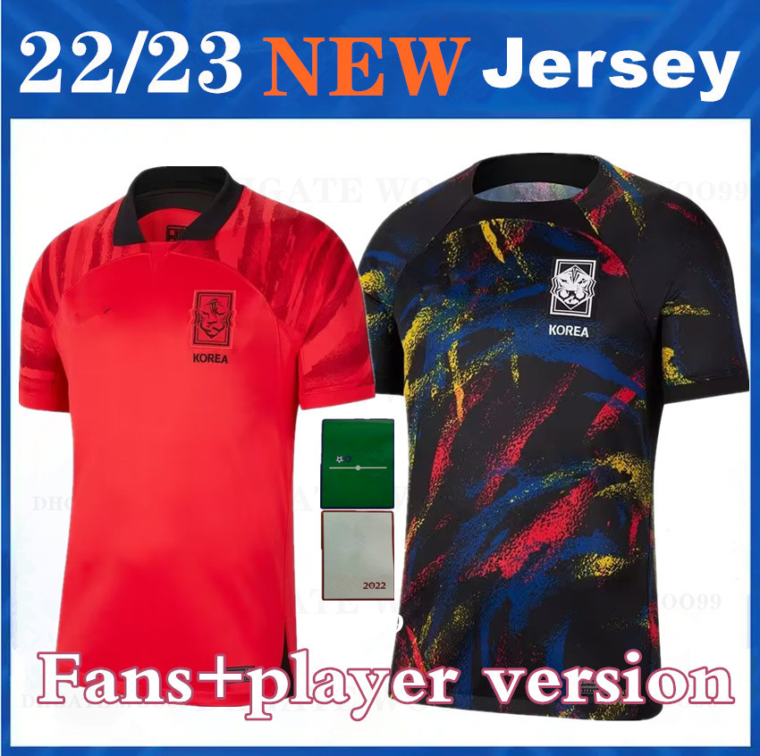2022 South Korea soccer jerseys home RED away SON HWANG KIM JEONG SUNG LEE KWON 2023 MAILLOTS FOOTBALL SHIRTS national team adult top thailand Fans player version
2022 South Korea soccer jerseys home RED away SON HWANG KIM JEONG SUNG LEE KWON 2023 MAILLOTS FOOTBALL SHIRTS national team adult top thailand Fans player version