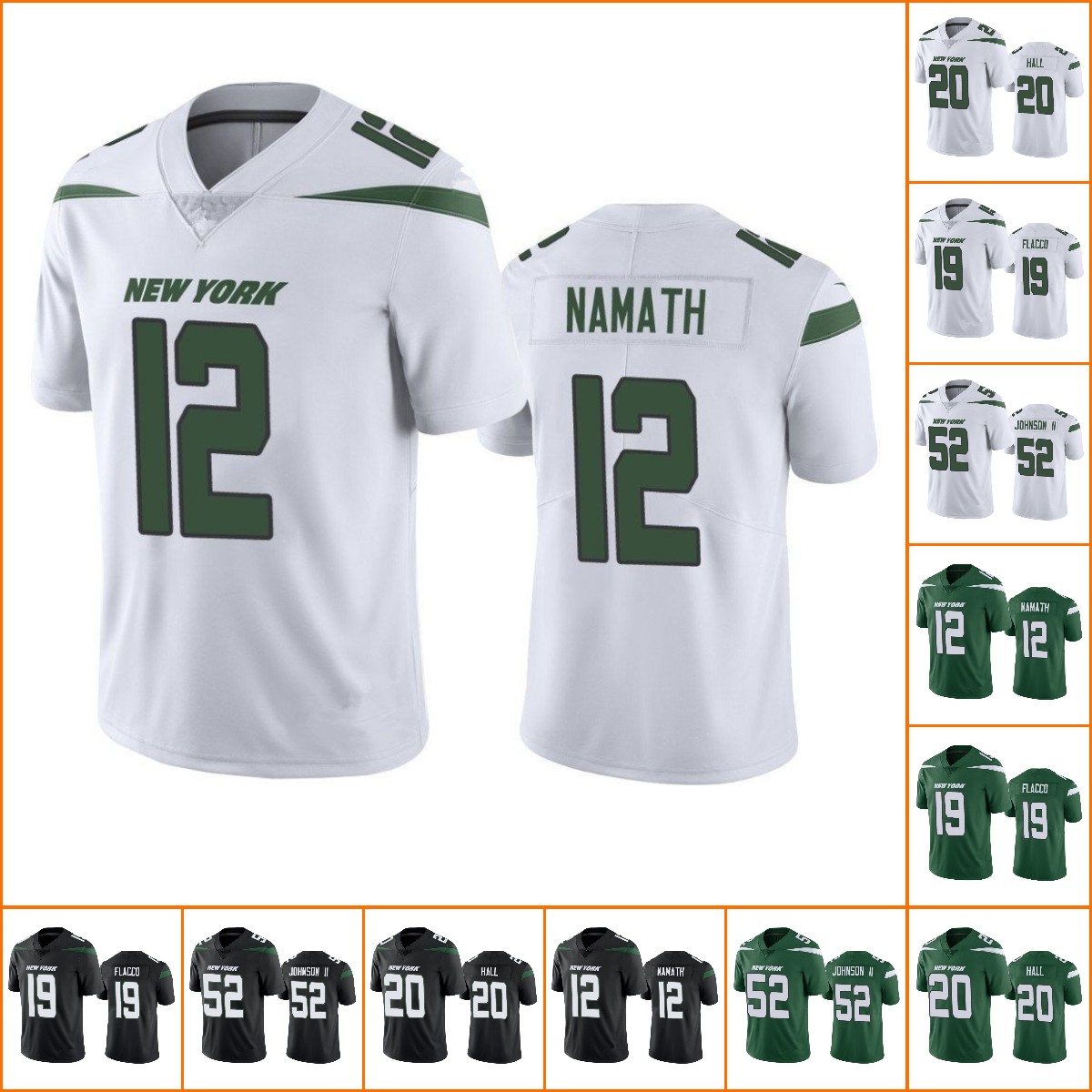 Football Jersey New York''Jets''MEN Women Youth Joe Flacco Jermaine Johnson Ii Breece Hall Joe Namath Vapor Limited Jersey Wholesale Custom
Football Jersey New York''Jets''MEN Women Youth Joe Flacco Jermaine Johnson Ii Breece Hall Joe Namath Vapor Limited Jersey Wholesale Custom