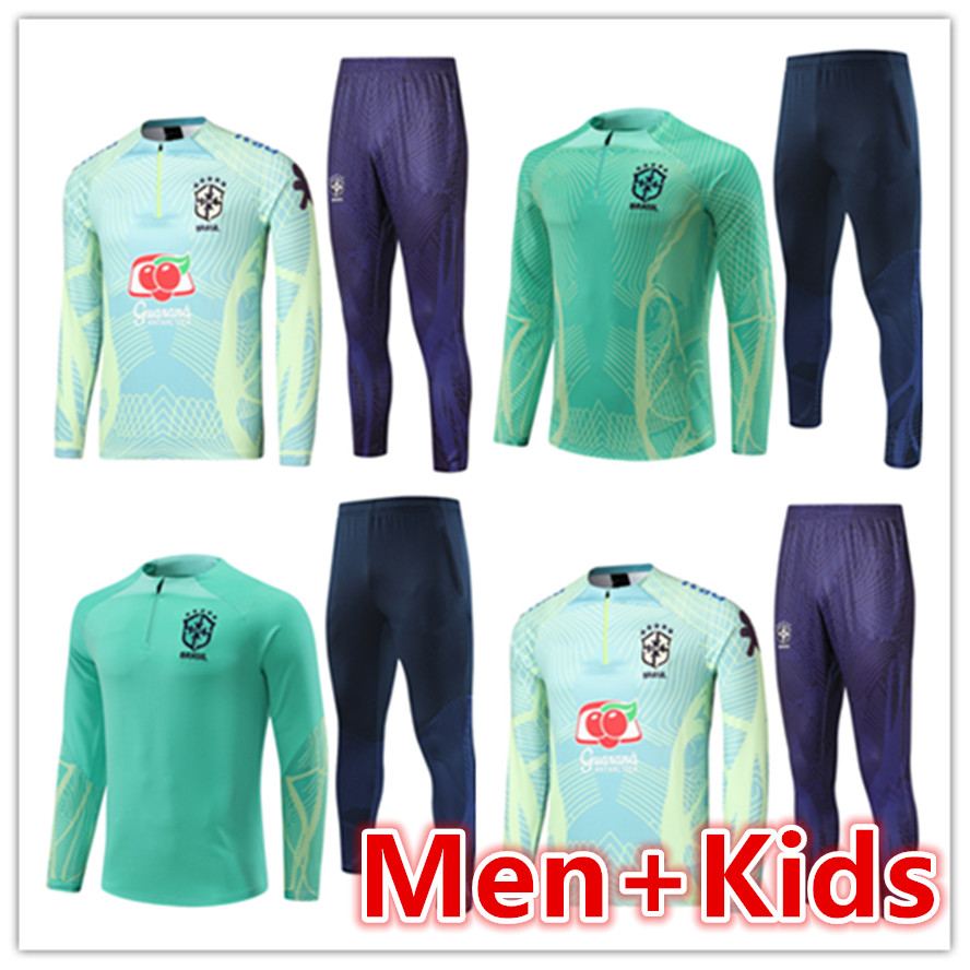 22 23 bRAZILS mens kids soccer tracksuit jersey sets 2022 2023 men football jerseys training suit tracksuits jacket set chandal futbol survetement foot
22 23 bRAZILS mens kids soccer tracksuit jersey sets 2022 2023 men football jerseys training suit tracksuits jacket set chandal futbol survetement foot
