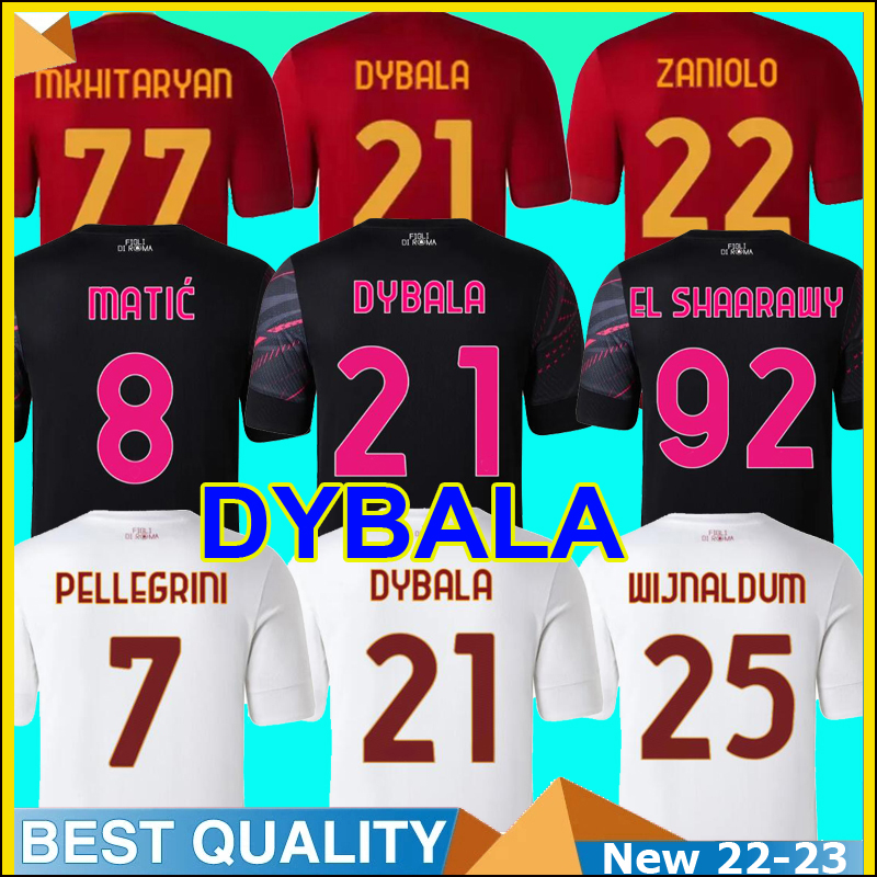 22 23 DYBALA ABRAHAM WIJNALDUM soccer jersey 2022 RoMaS ZANIOLO PELLEGRINI KLUIVERT SMALLING football shirt Men Kids kit uniforms maillot Camiseta maglia 888, Home 
22 23 DYBALA ABRAHAM WIJNALDUM soccer jersey 2022 RoMaS ZANIOLO PELLEGRINI KLUIVERT SMALLING football shirt Men Kids kit uniforms maillot Camiseta maglia 888, Home