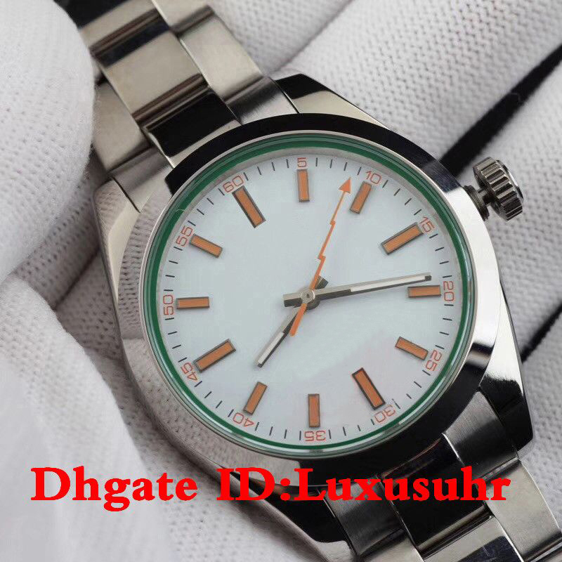 men watch 40mm stainless steel strap mens watches automatic mechanical movement sapphire glass 5ATM waterproof