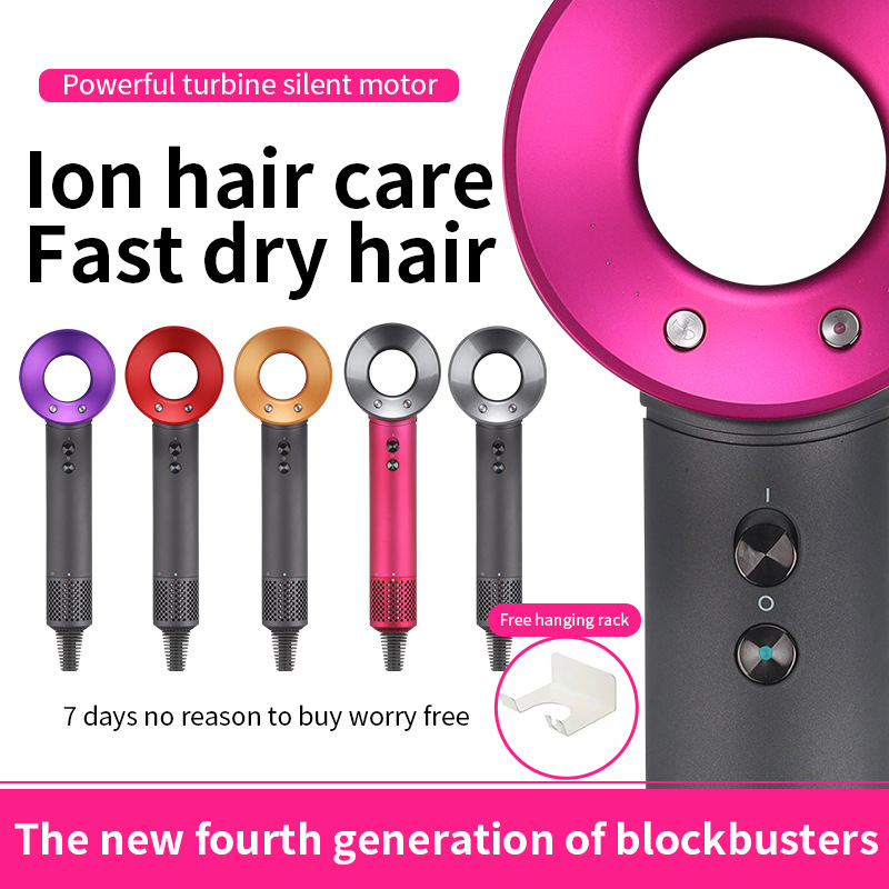 No Fan Vacuum Hair Dryer blower Blow Heat Super Speed Hair Dryers Negative ion high power student dormitory salon US/UK/EU Plug
No Fan Vacuum Hair Dryer blower Blow Heat Super Speed Hair Dryers Negative ion high power student dormitory salon US/UK/EU Plug