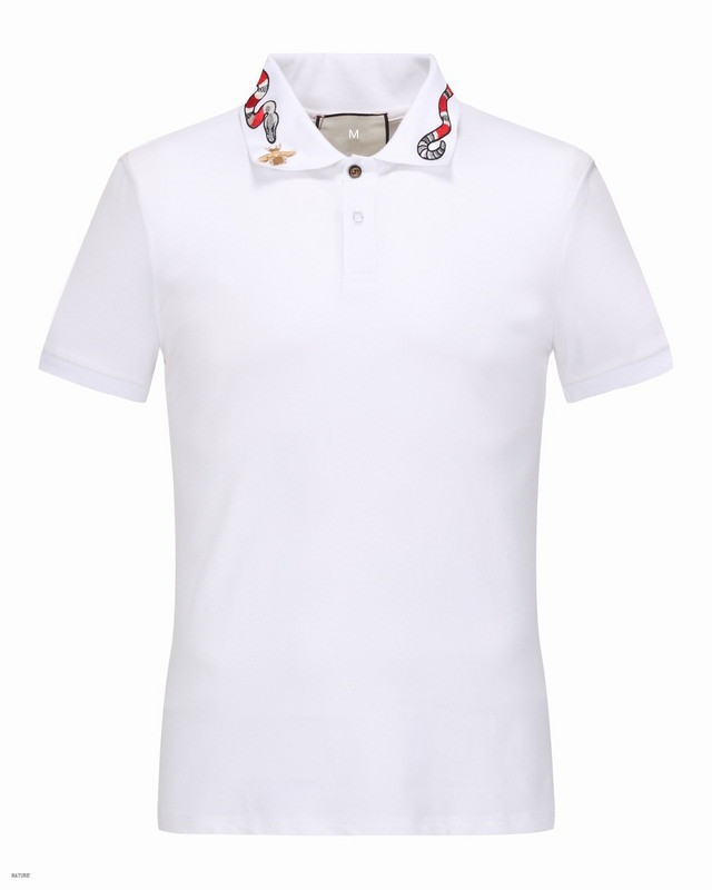 2022 Designer Stripe Polo Shirt T Shirts Snake Polos Bee Floral Embroidery Mens High Street Fashion Horse Polo T-shirt