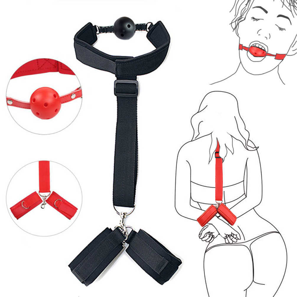 Sex toys masager Women's Exotic Accessories of Eye Mask for Bdsm Bondage Game Toys Adults Blindfold Handcuffs Products
