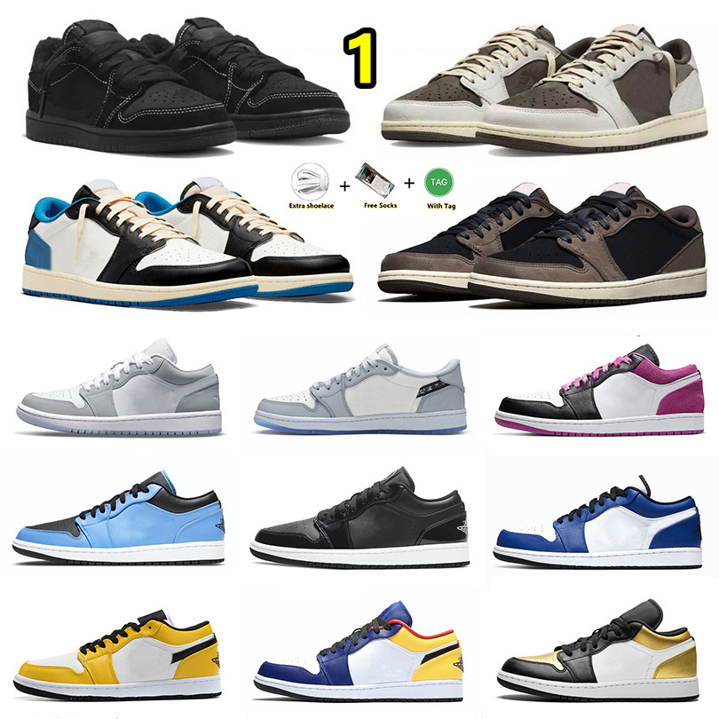 Jumpman 1 low Basketball Shoes Travis Scotts Black Phantom Dark Mocha Reverse Mocha Fragment Wolf Grey Chicago University Blue Sport Sneaker for Men and Women, Box
Jumpman 1 low Basketball Shoes Travis Scotts Black Phantom Dark Mocha Reverse Mocha Fragment Wolf Grey Chicago University Blue Sport Sneaker for Men and Women, Box
