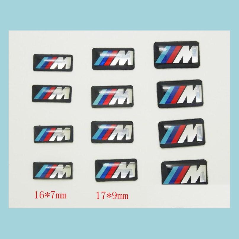 Car Stickers 100Pcs Tec Sport Wheel Badge 3D Emblem Sticker Decals Logo For M Series M1 M3 M5 M6 X1 X3 X5 X6 E34 E36 E6 Car Styling Dh0Eq