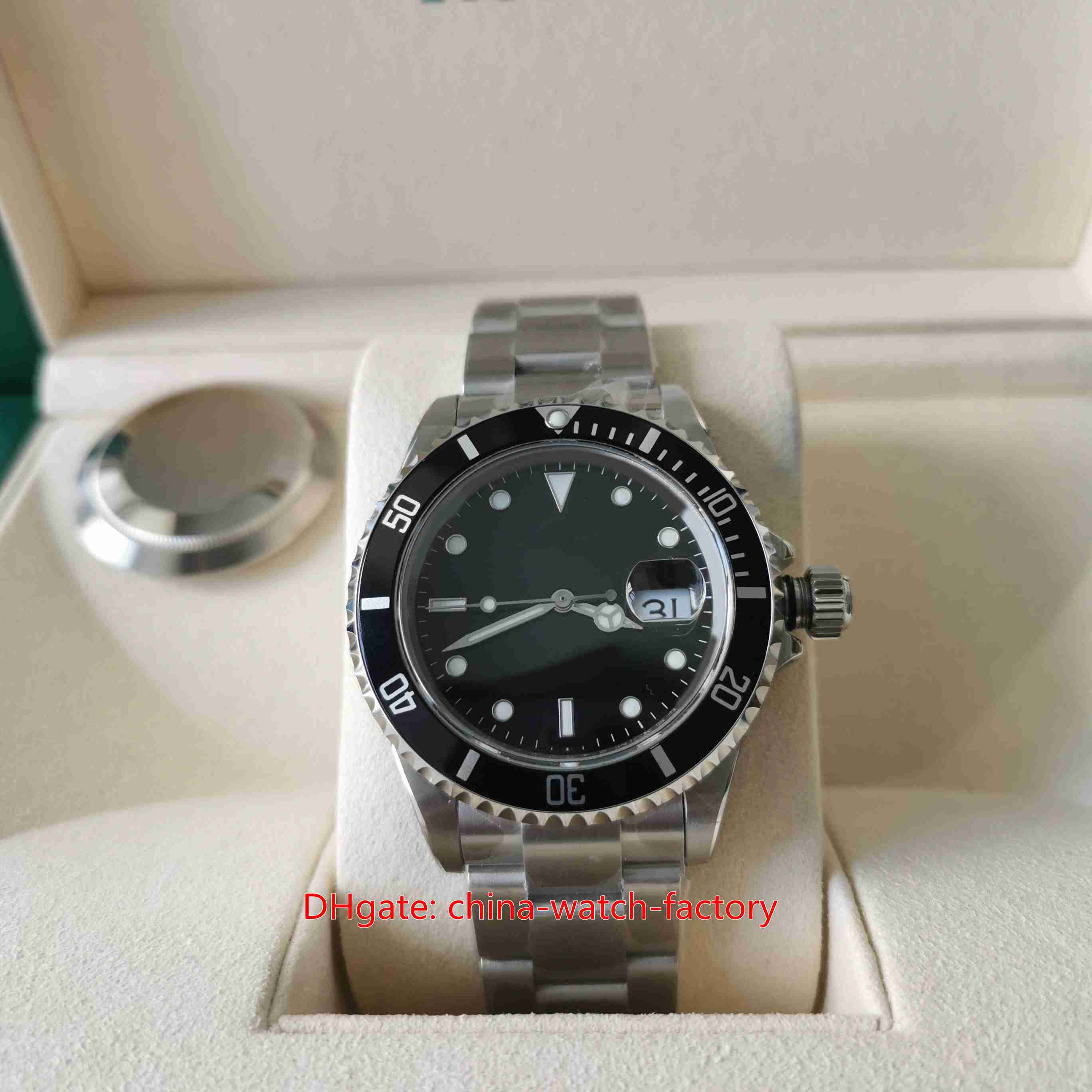 BPF Super Quality Mens Watch Vintage 40mm 16610 16610LN 50th Anniversary Black dial Sapphire Watches CAL.3135 Movement Mechanical AutomaticMen's Wristwatches