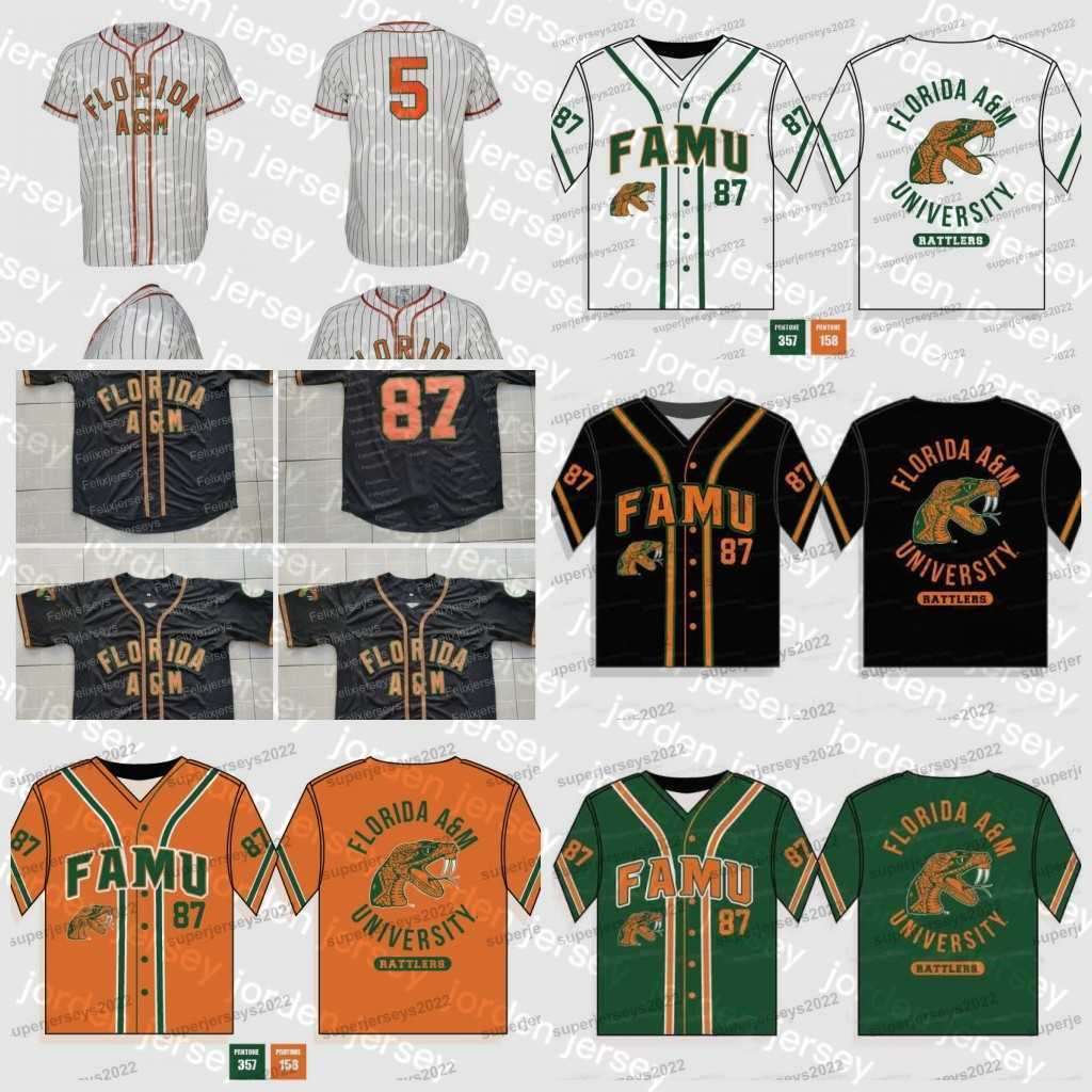 NEW College Baseball Wears 87 Rattlers Florida A& University 1965 Home Baseball Jersey For Mens Womens Youth Double Stitched Name and Numbe, White blank no name and no number
NEW College Baseball Wears 87 Rattlers Florida A& University 1965 Home Baseball Jersey For Mens Womens Youth Double Stitched Name and Numbe, White blank no name and no number
