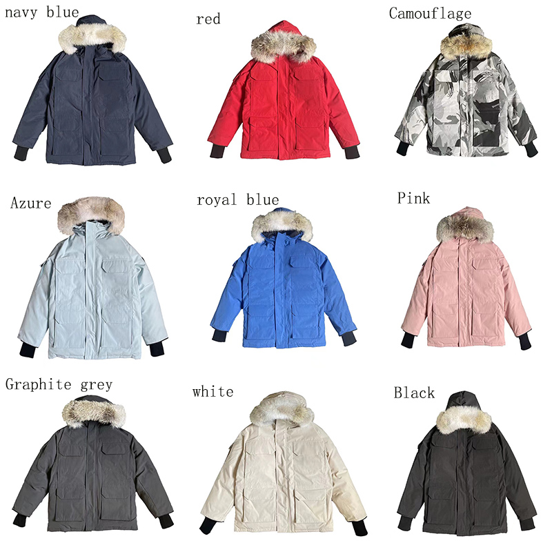 Canada Puffer jackets Mens Jacket Winter Down Wolf Mink hair Expedition Womens Parka Coats Fashion Outdoor Windbreakers Couples Thickened Warm Coats Box Designer, White
Canada Puffer jackets Mens Jacket Winter Down Wolf Mink hair Expedition Womens Parka Coats Fashion Outdoor Windbreakers Couples Thickened Warm Coats Box Designer, White
