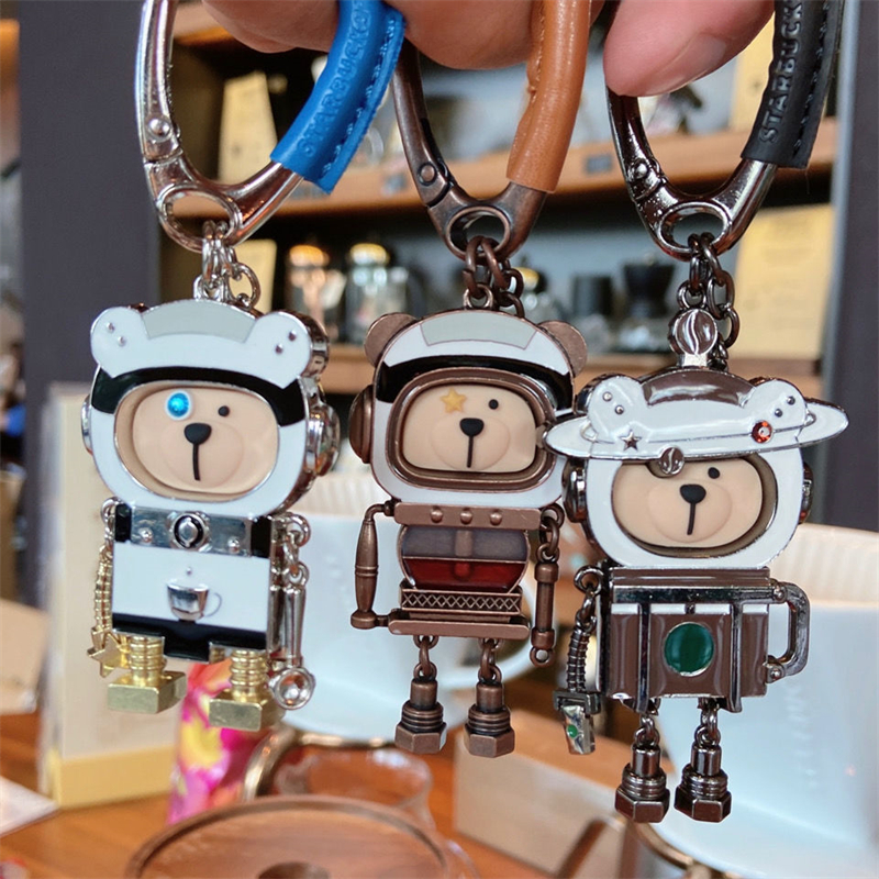 Starbucks Party Favor Christmas gifts Astronaut Bear Shop Manager Coffee Walk Key Chain Pendant Method Pot pressing Bag Decorative Couple Gift
Starbucks Party Favor Christmas gifts Astronaut Bear Shop Manager Coffee Walk Key Chain Pendant Method Pot pressing Bag Decorative Couple Gift