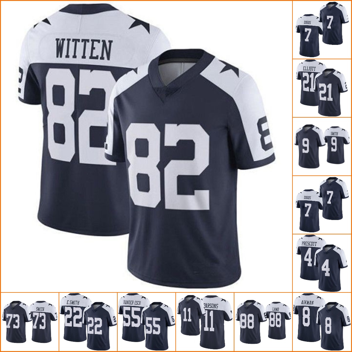 Jersey Custom Dallas''Cowboys''MEN Trevon Diggs Prescott Elliott Jaylon Smith CeeDee Football Lamb Micah Parsons Demarcus Lawrence Tony Dorsett
Jersey Custom Dallas''Cowboys''MEN Trevon Diggs Prescott Elliott Jaylon Smith CeeDee Football Lamb Micah Parsons Demarcus Lawrence Tony Dorsett