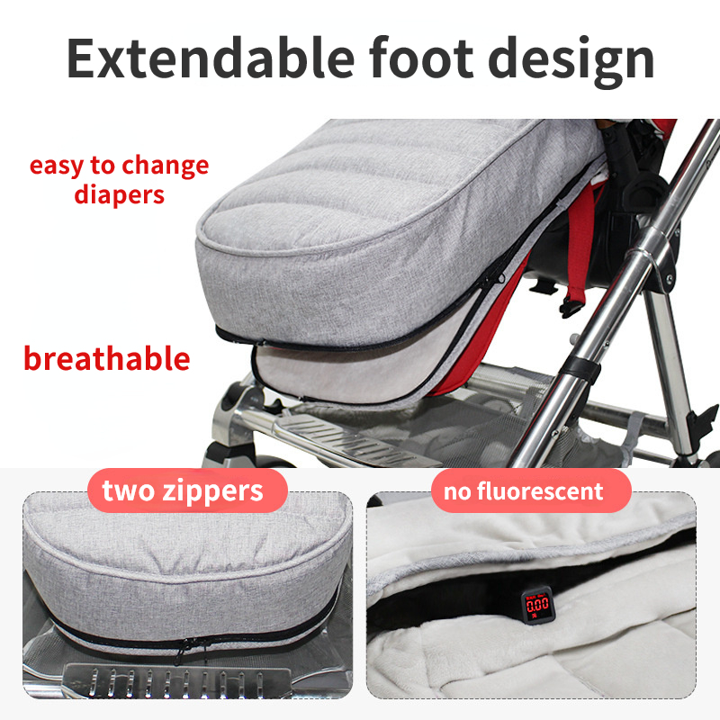 Sleeping Bags Winter Thick Warm Baby Sleepsack Envelope For born Infant Windproof Stroller Cushion Footmuff Pram 221024