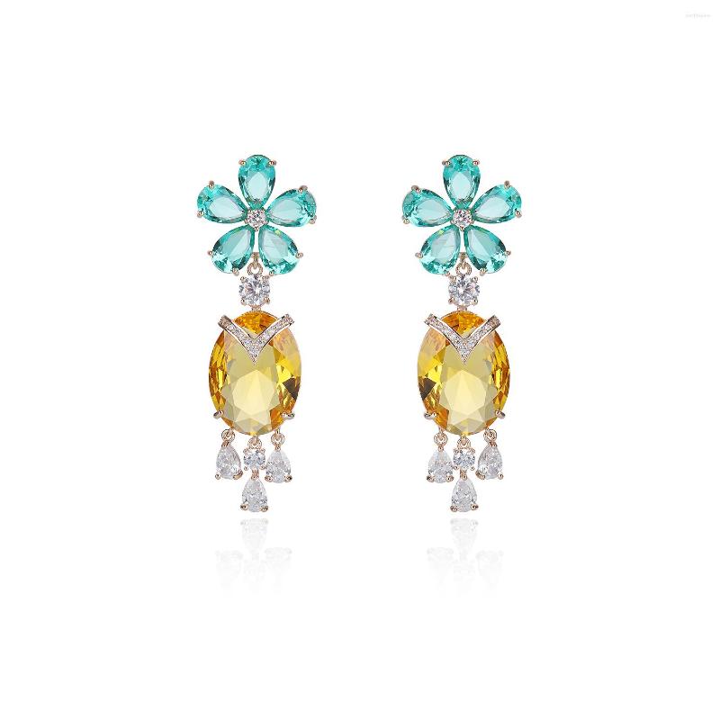 Dangle Earrings Flower Cubic Zircon CZ Rose For Wedding Crystals Heart Earring Bride Women Girl Birthday Party Jewelry CE11570
Dangle Earrings Flower Cubic Zircon CZ Rose For Wedding Crystals Heart Earring Bride Women Girl Birthday Party Jewelry CE11570