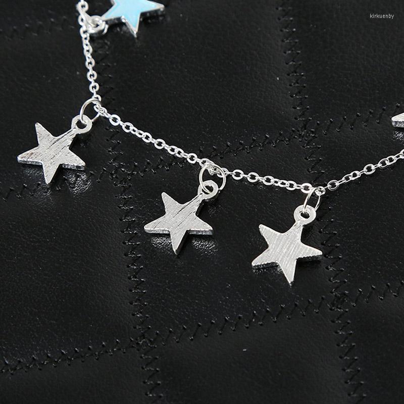 Anklets Summer Luminous Ankle Heart Star Pendant Bracelet Sandal Sexy Beach Leg Chain Women Jewelry C66
Anklets Summer Luminous Ankle Heart Star Pendant Bracelet Sandal Sexy Beach Leg Chain Women Jewelry C66