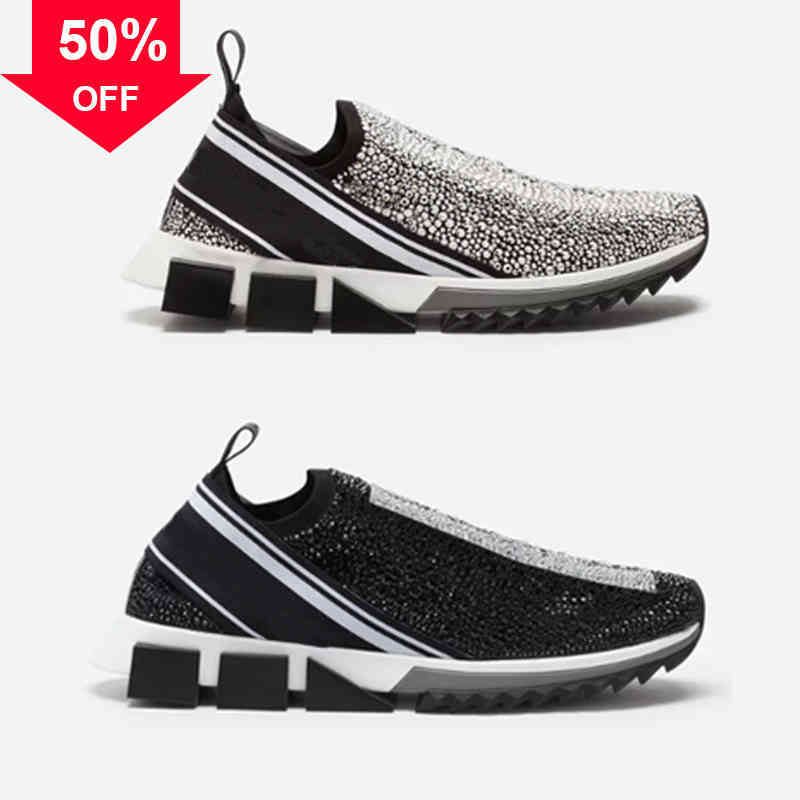 Designer Sorrento Women Sneakers With Rhinestones Crystals Mens Slip-on Sneaker Stretch Mesh Black White Red Glitter Runner Flat Trainers MEB3, Color 13
Designer Sorrento Women Sneakers With Rhinestones Crystals Mens Slip-on Sneaker Stretch Mesh Black White Red Glitter Runner Flat Trainers MEB3, Color 13