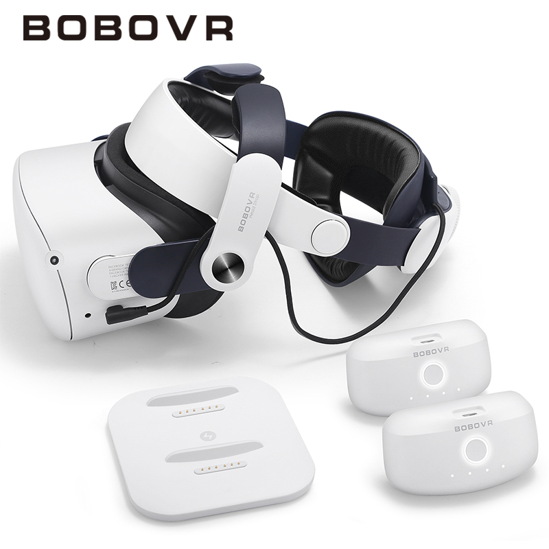 3D Glasses BOBOVR M2 Plus Head Strap Twin Battery Combo Compatible with Meta Quest 2 VR Power Bank Charger StationDock with B2 Battey Pack 221025
3D Glasses BOBOVR M2 Plus Head Strap Twin Battery Combo Compatible with Meta Quest 2 VR Power Bank Charger StationDock with B2 Battey Pack 221025