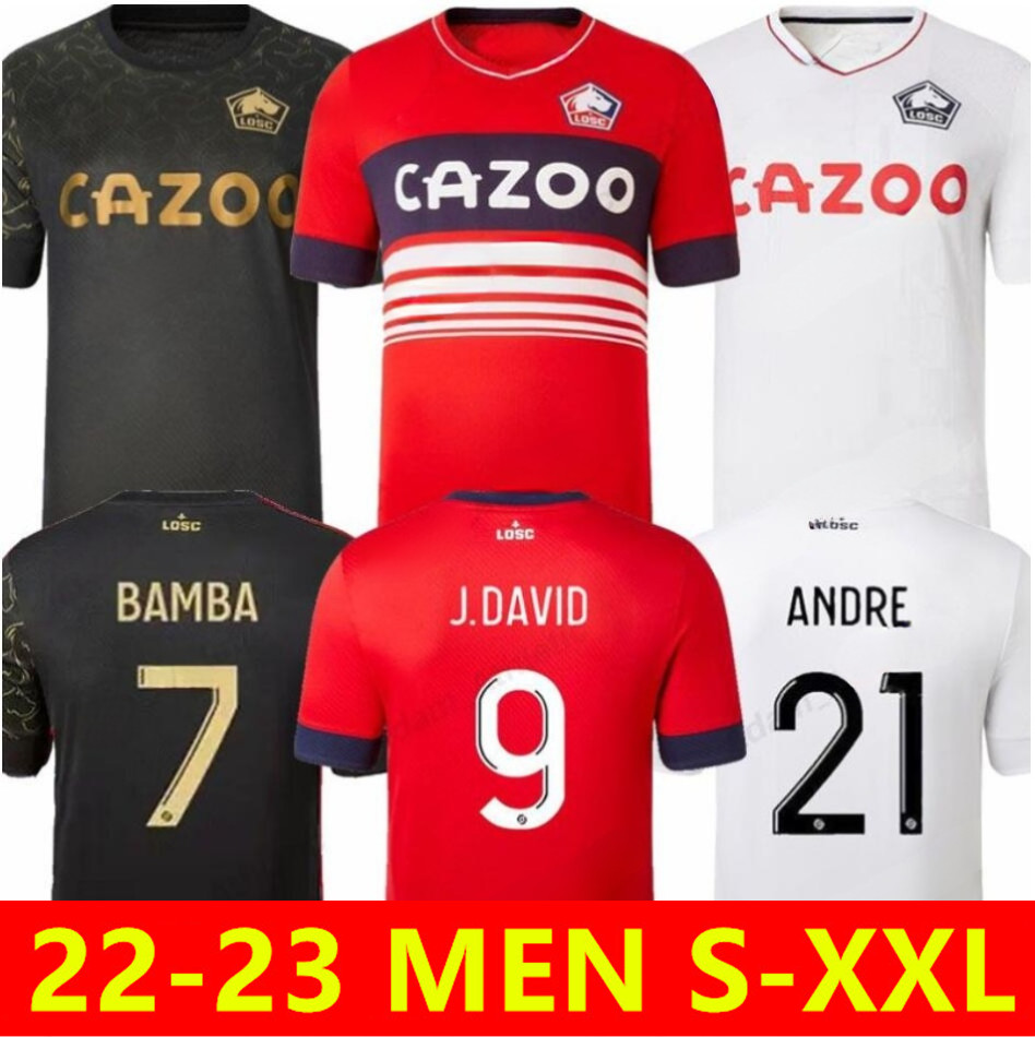 Maillot LOSC Lille soccer jerseys 2022 2023 J.DAVID ANDRE BAMBA football shirts FONSECA BURAK T.WEAH jersey home away men kids kit 22 23, 22-23 home
Maillot LOSC Lille soccer jerseys 2022 2023 J.DAVID ANDRE BAMBA football shirts FONSECA BURAK T.WEAH jersey home away men kids kit 22 23, 22-23 home