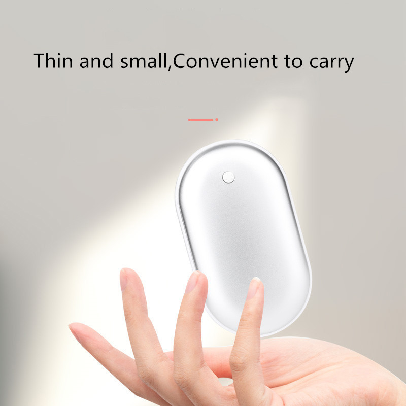 Mini Power Banks Hand Warmer Heating Mobile Power Rechargeable Cobblestone Pocket Powers Bank Reusable Electric Winter Heater53915