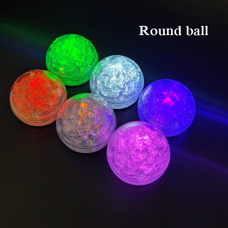 12pcs Pack Multicolor Flashing Novelty LED Night Lights Waterproof Square Ice Cubes Light AG3 Battery for Bar Club Drinking Party Wine Wedding Decorat