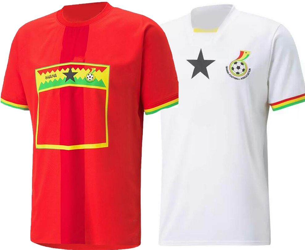 22-23 Ghana Soccer Jerseys World National Team Mens kids Women Thai Quality 5 THOMAS 9 J.AYEW 10 A.AYEW 11 Wakaso 13 GYAN, 22-23 home
22-23 Ghana Soccer Jerseys World National Team Mens kids Women Thai Quality 5 THOMAS 9 J.AYEW 10 A.AYEW 11 Wakaso 13 GYAN, 22-23 home