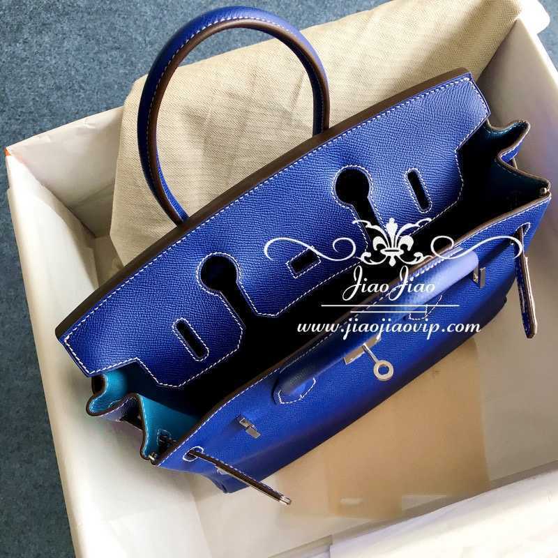 Designers Handbags Herme Birkin Bags Jiaojiao Private h Home Bag Epsom Cross Grain Leather 30cm Silver Buckle Lightning Blue Mixed with Denim Large Ayw, Gold clasp
Designers Handbags Herme Birkin Bags Jiaojiao Private h Home Bag Epsom Cross Grain Leather 30cm Silver Buckle Lightning Blue Mixed with Denim Large Ayw, Gold clasp